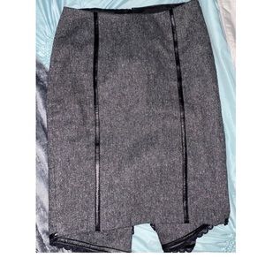 Bebe Gray Pencil skirt